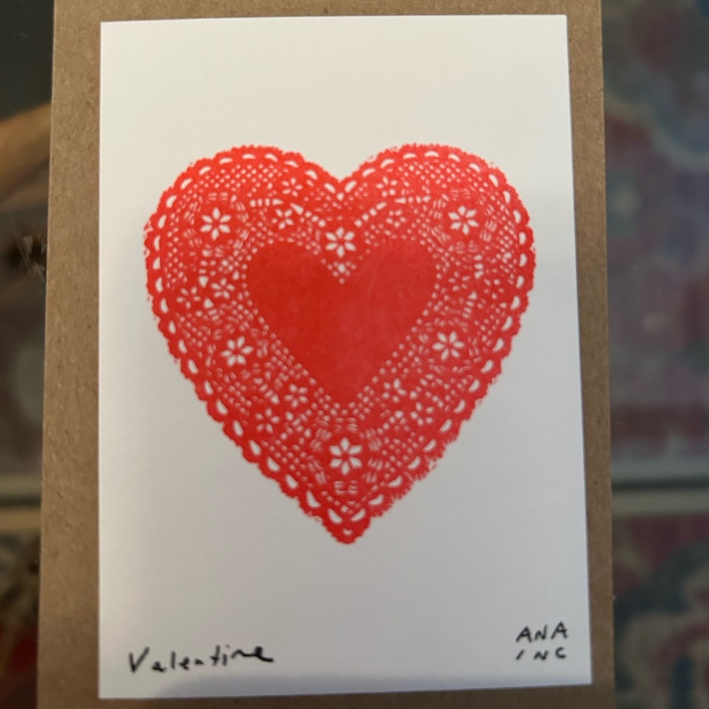 Inciardi Valentine’s Day collection - Valentine Heart mini print